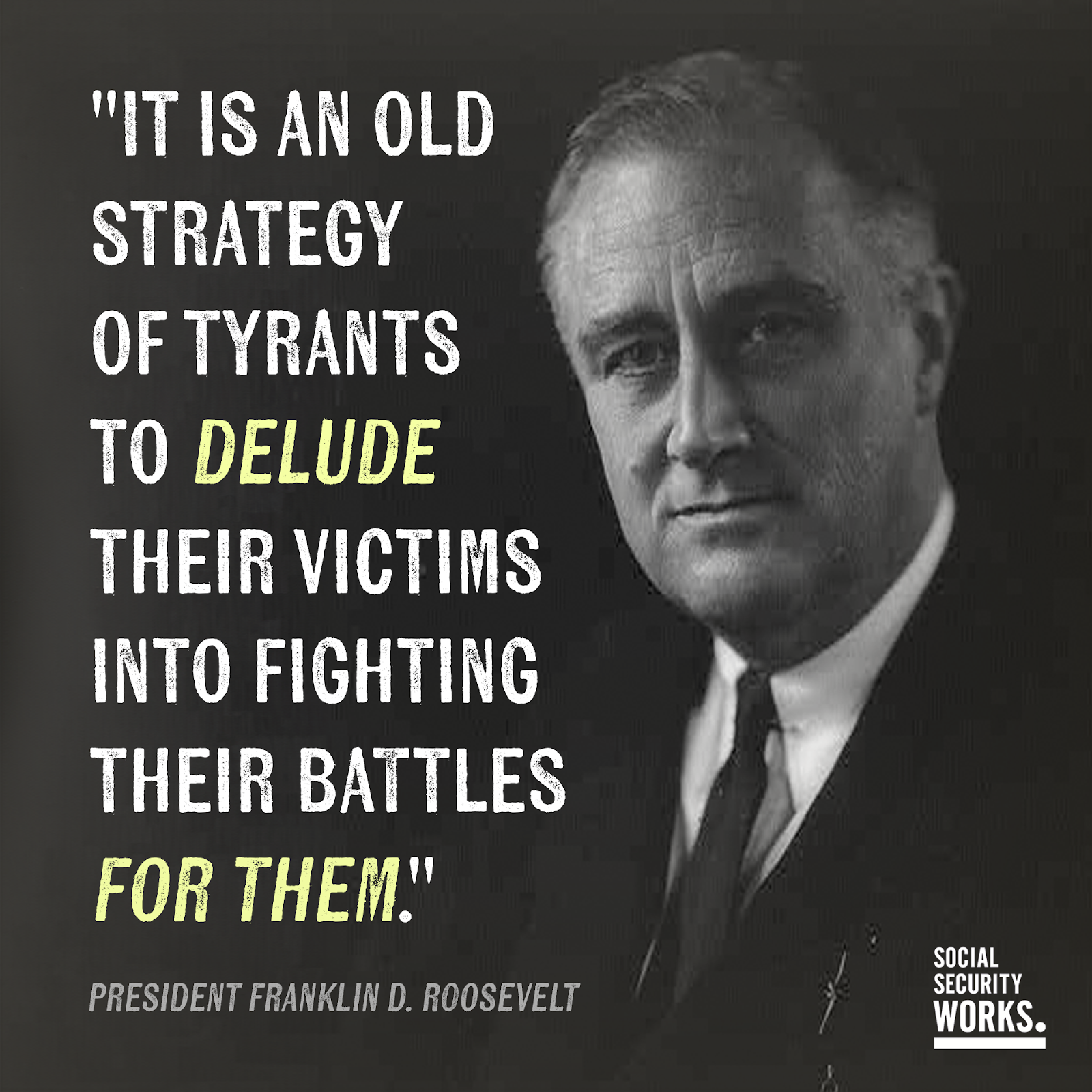 Graphic with FDR's face and text 