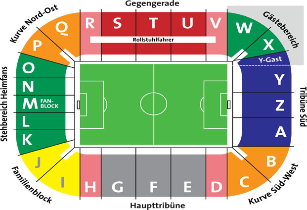 WWK Arena Seating Plan 