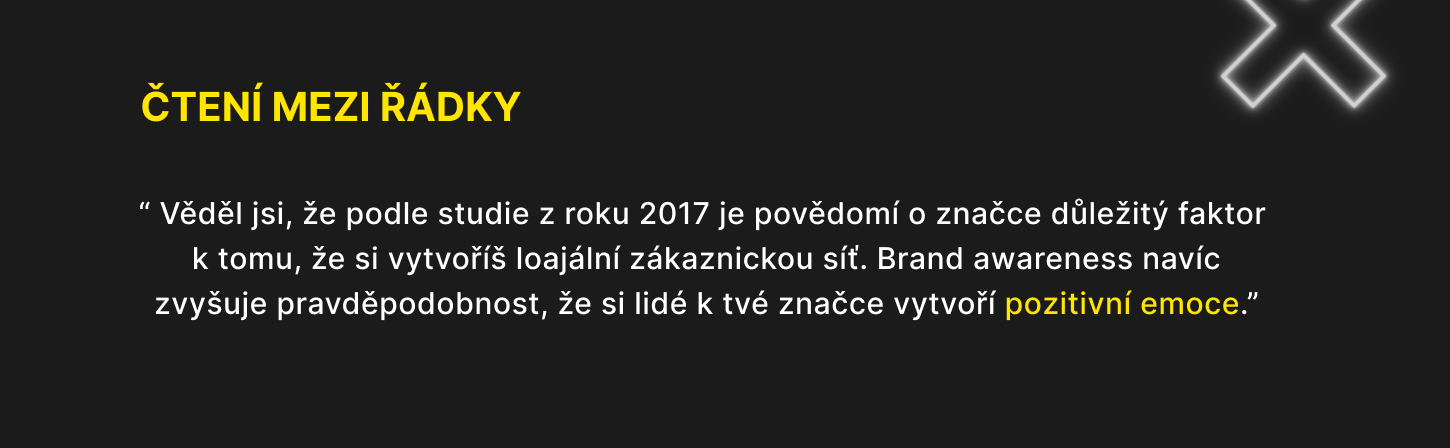 povědomí o značce