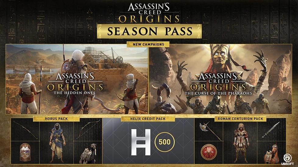 Contents of the Assassin's Creed: Origins Season Pass | Ubisoft Help