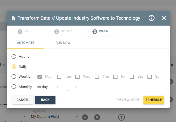 Automate industry standardization