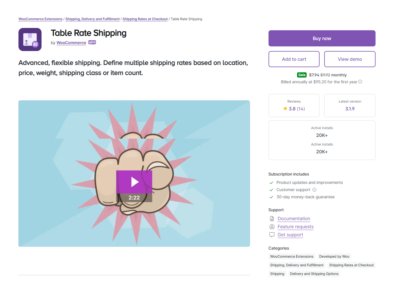 WooCommerce Shipping plugin