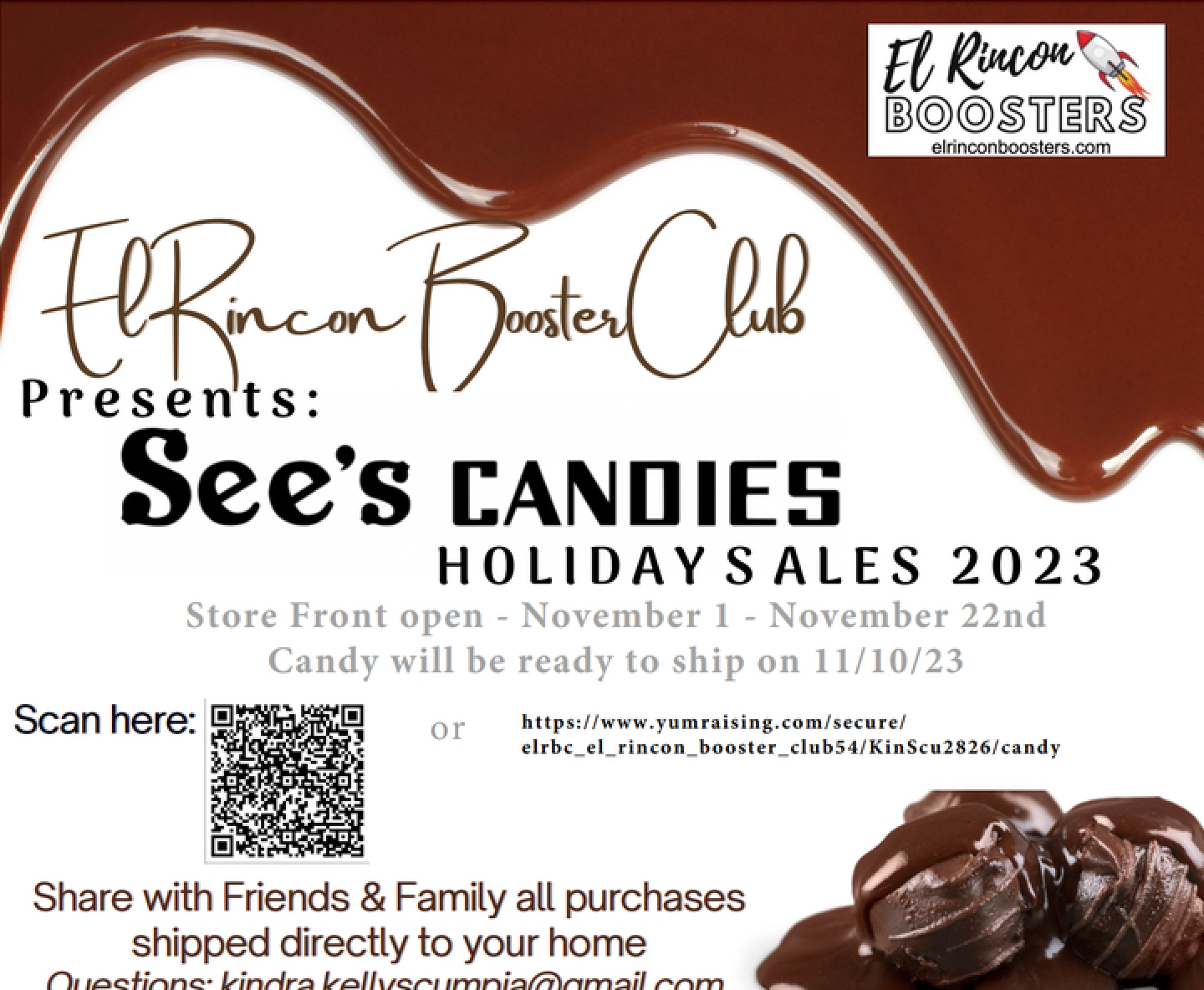 Booster Club See's Candies fundraiser