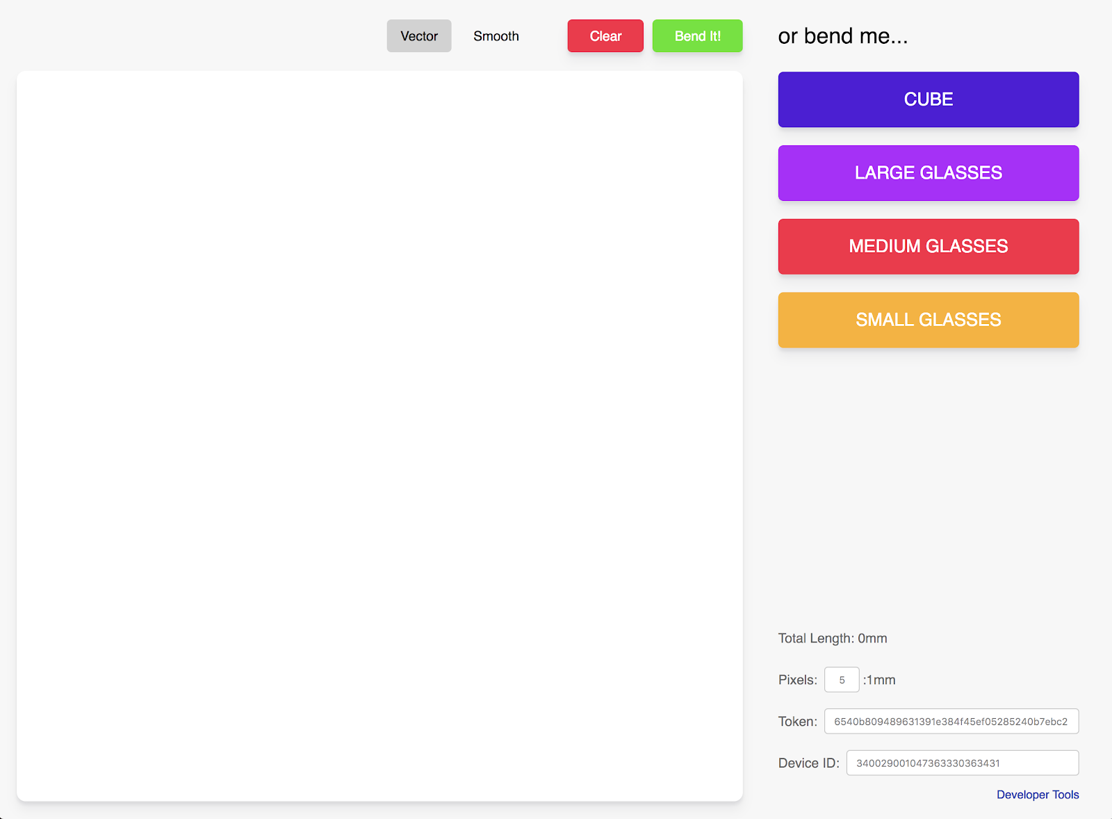 The wire bender's web based interface