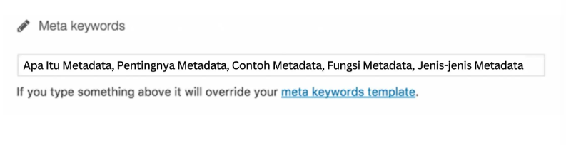 cara buat meta keywords di wordpress