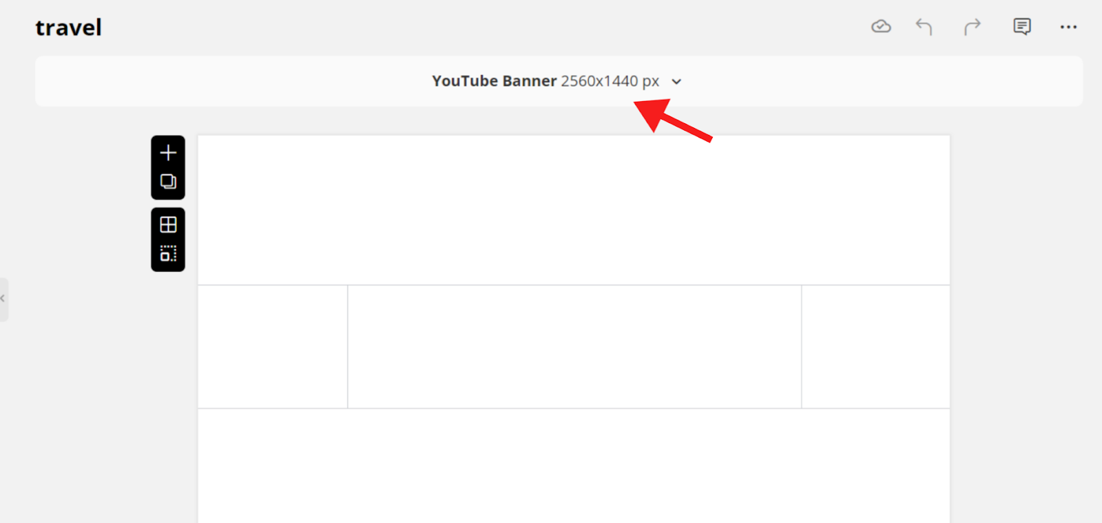 YouTube banner size in DocHipo 