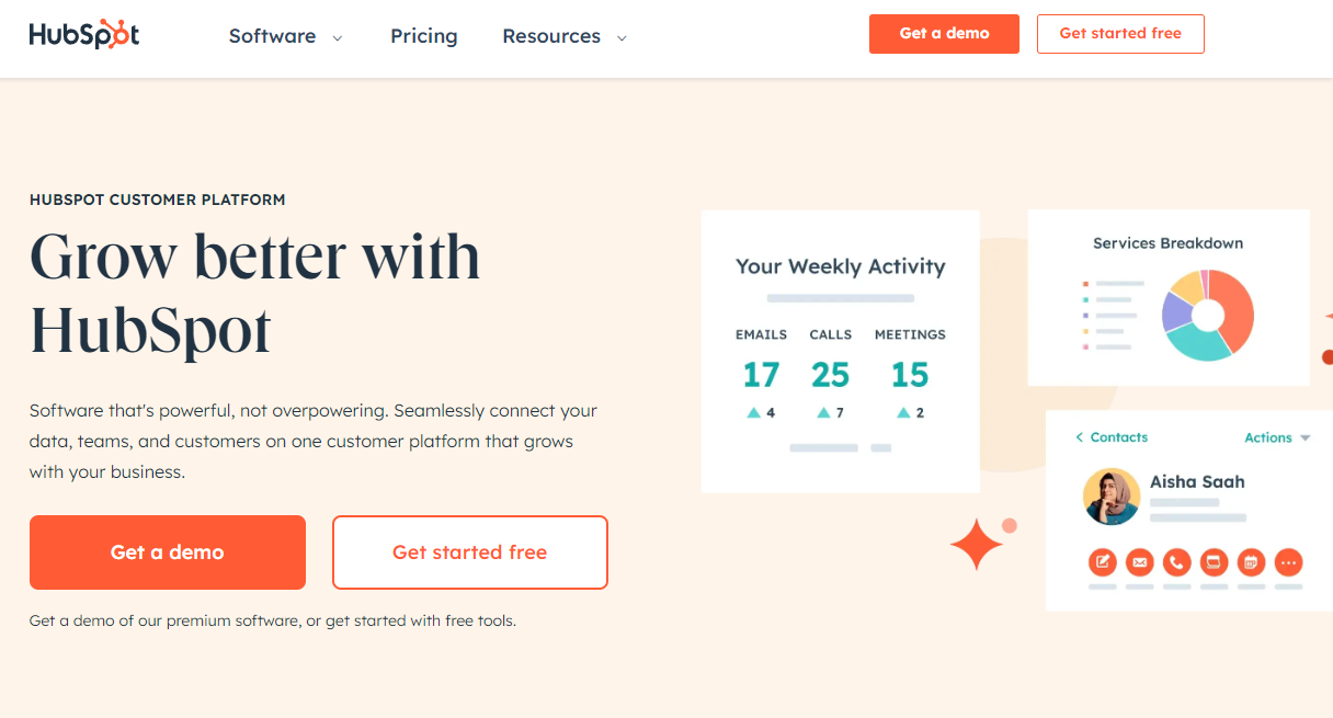 Grow better with HubSpot