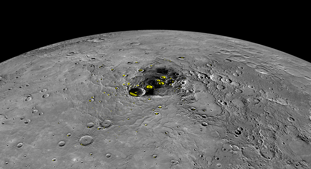 Ice on Mercury