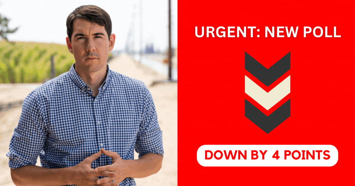 URGENT: NEW POLL -> DOWN BY 4 POINTS
