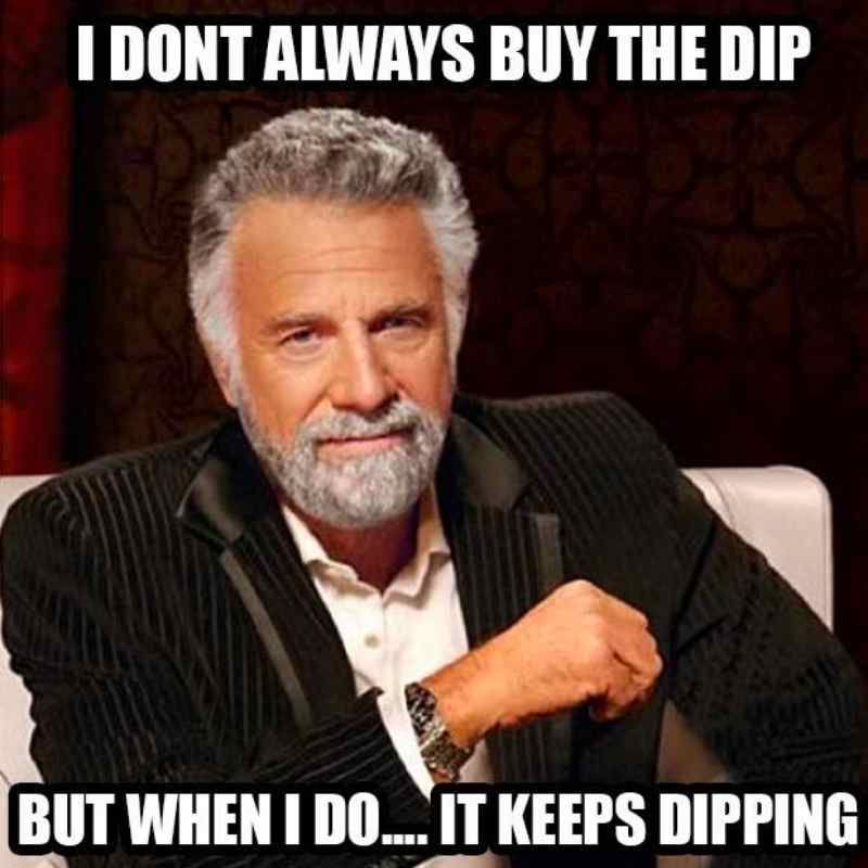 It does keep dipping, innit? Source
