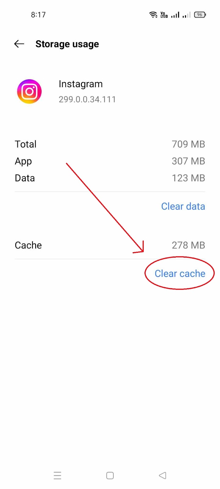 Unable to Use Effect on Instagram - Clear Cache