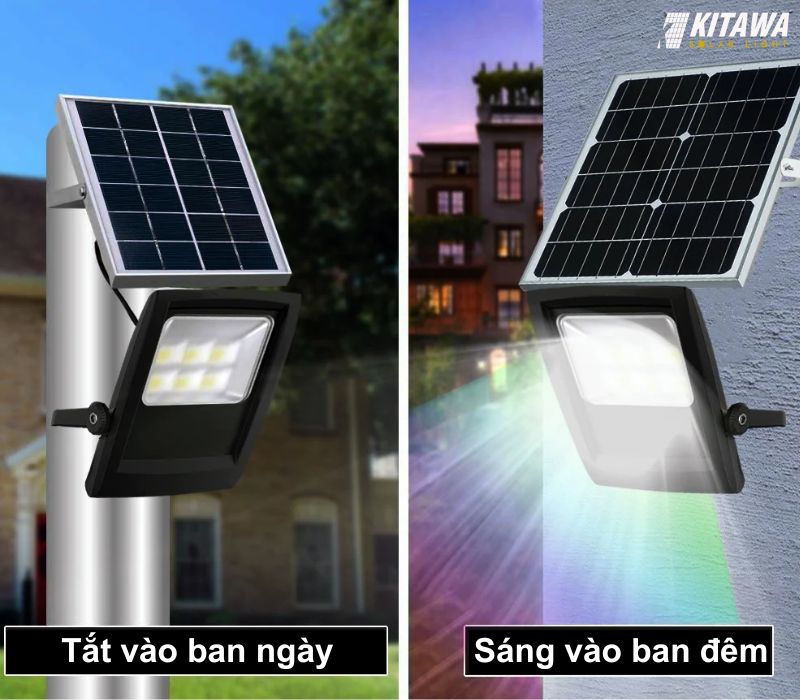 Đèn pha công trình năng lượng mặt trời 4,8W Titan - TT.4,8