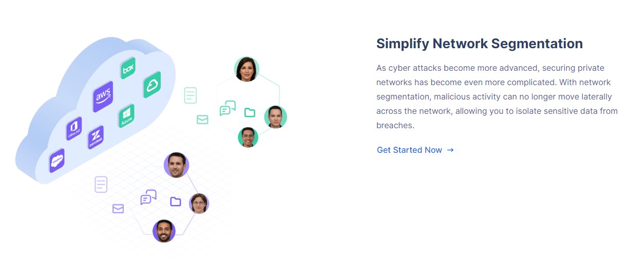 Screenshot of the Network Segmentation Perimeter 81 offers