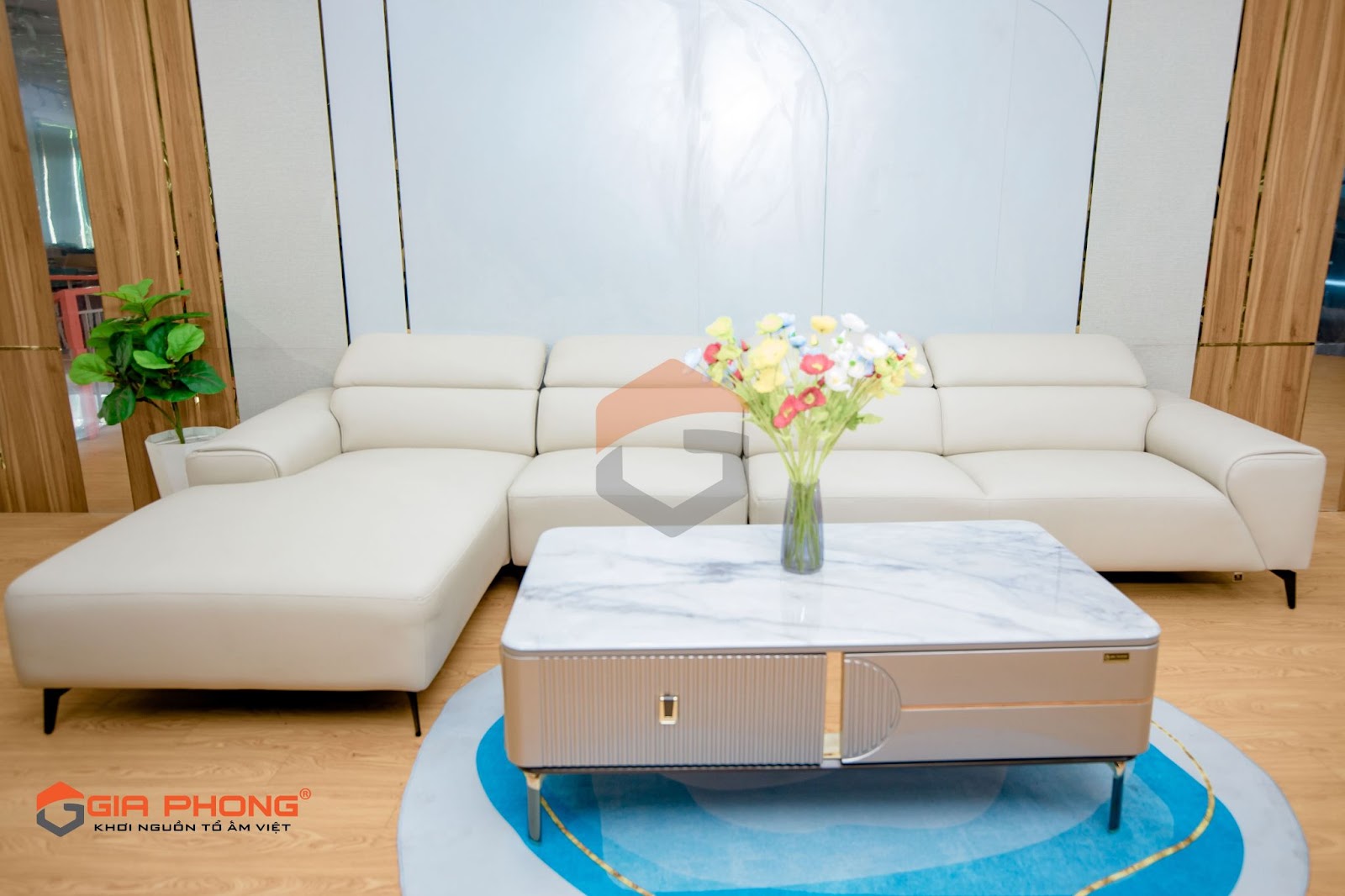 15 Mẫu ghế sofa da chữ L đẹp bán chạy nhất 2024