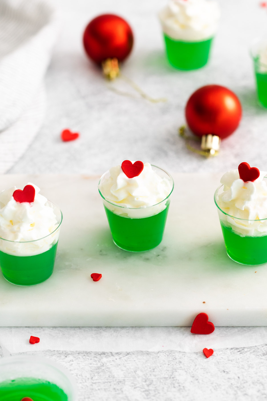 grinch jello shots