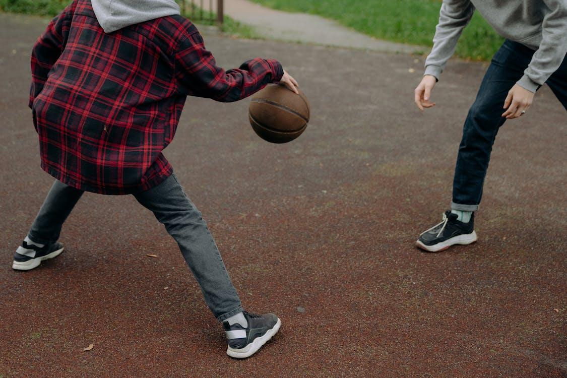 Free Photograph of People Playing Basketball Stock Photo