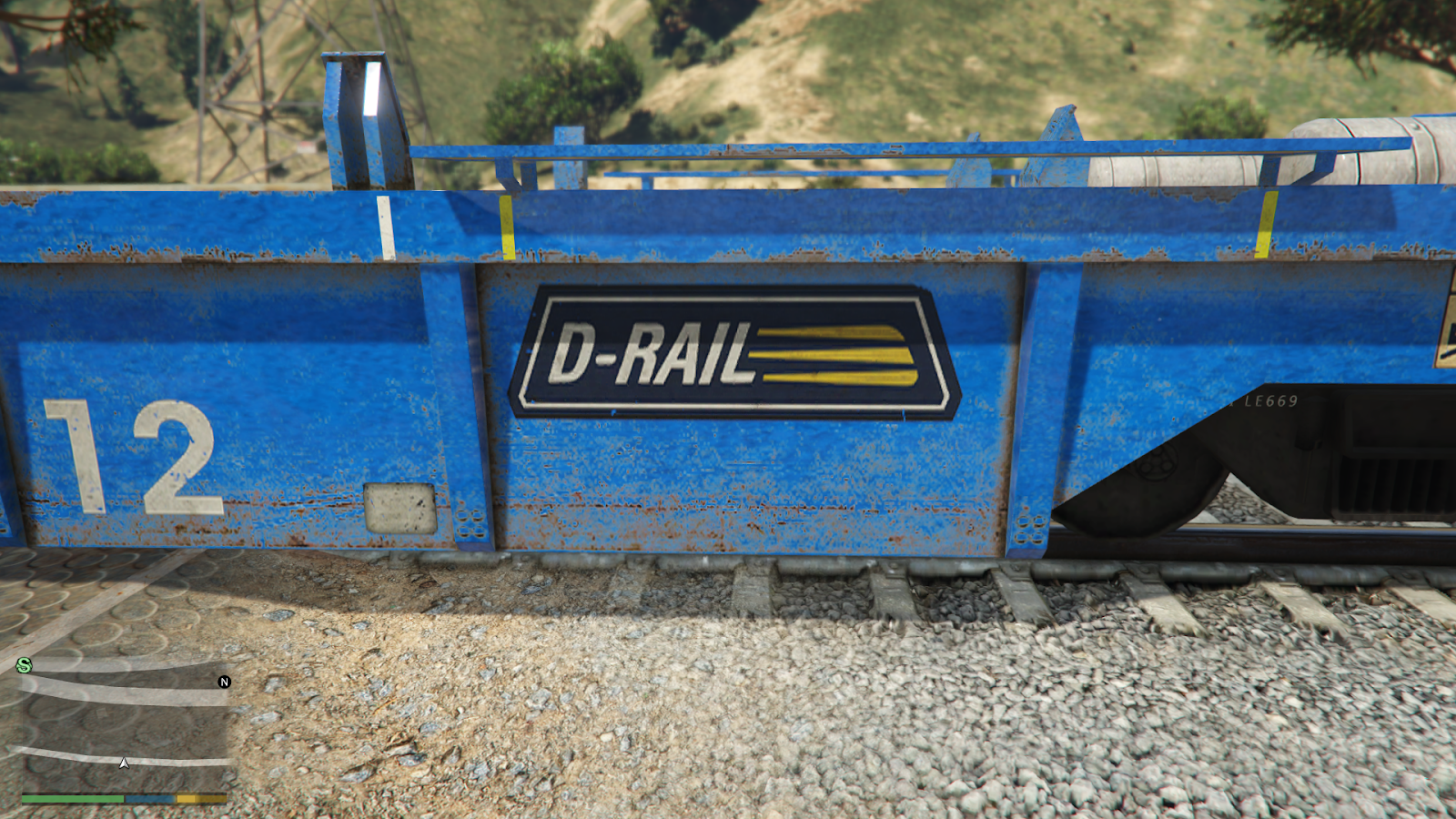 Freight Train(Well Car) in GTA V