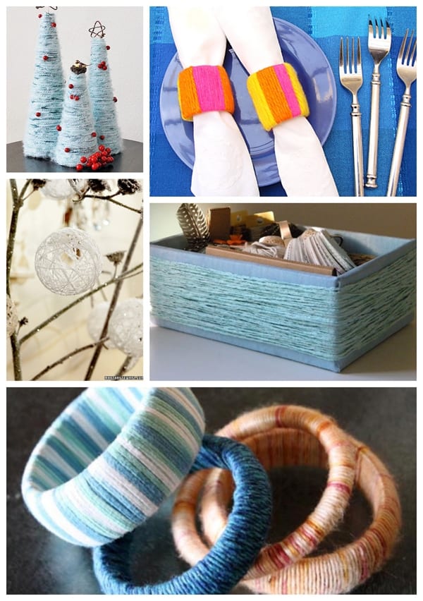 Decorative ways to use yarn