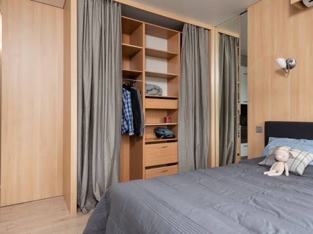 plywood bedroom cupboard