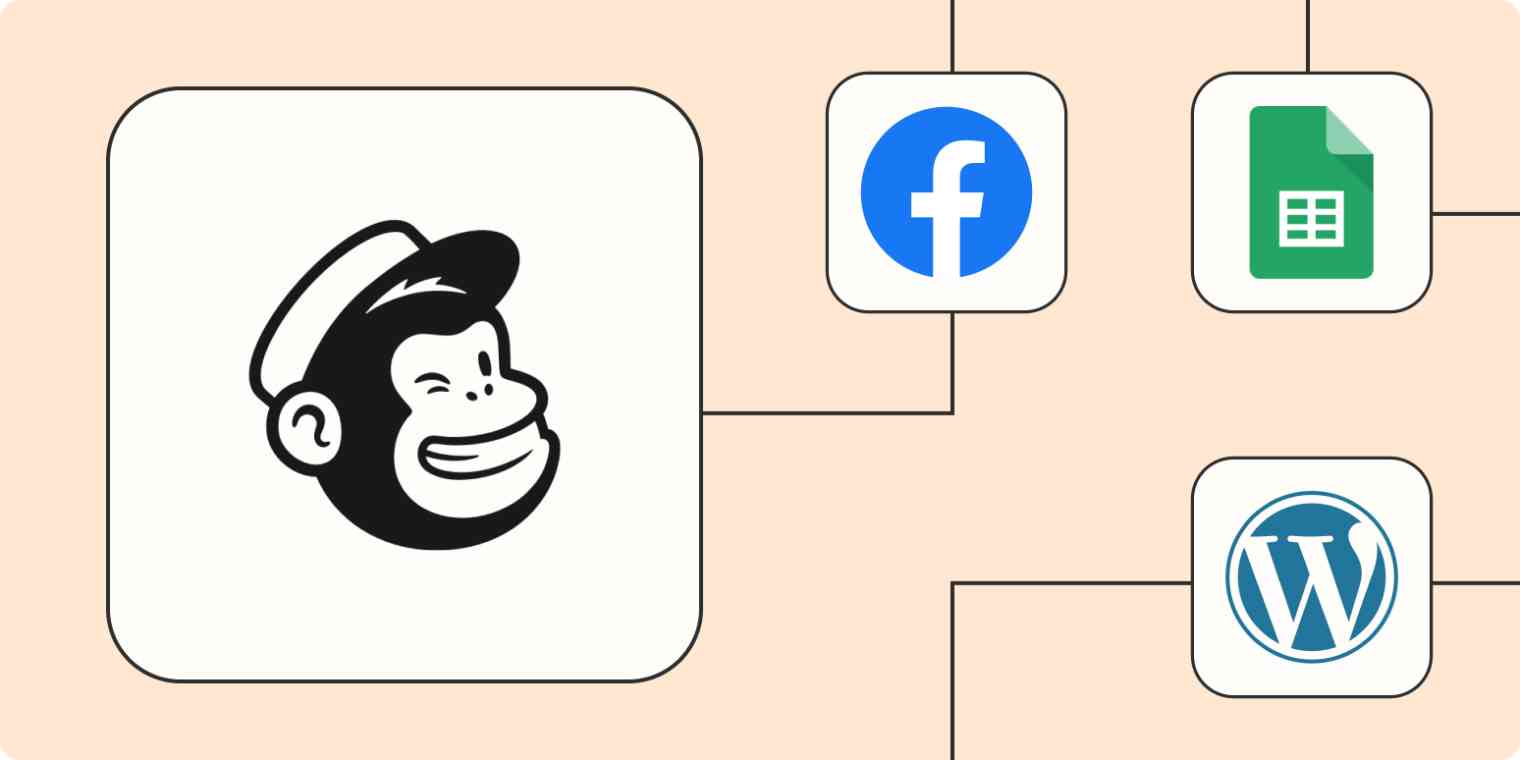 Image depicting Mailchimp logo with other brand logos