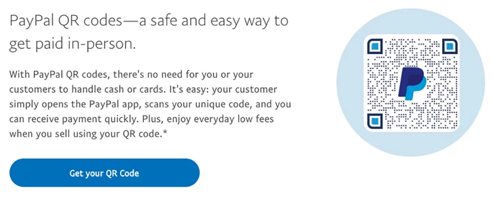 PayPal menawarkan Kode QR gratis untuk menerima pembayaran