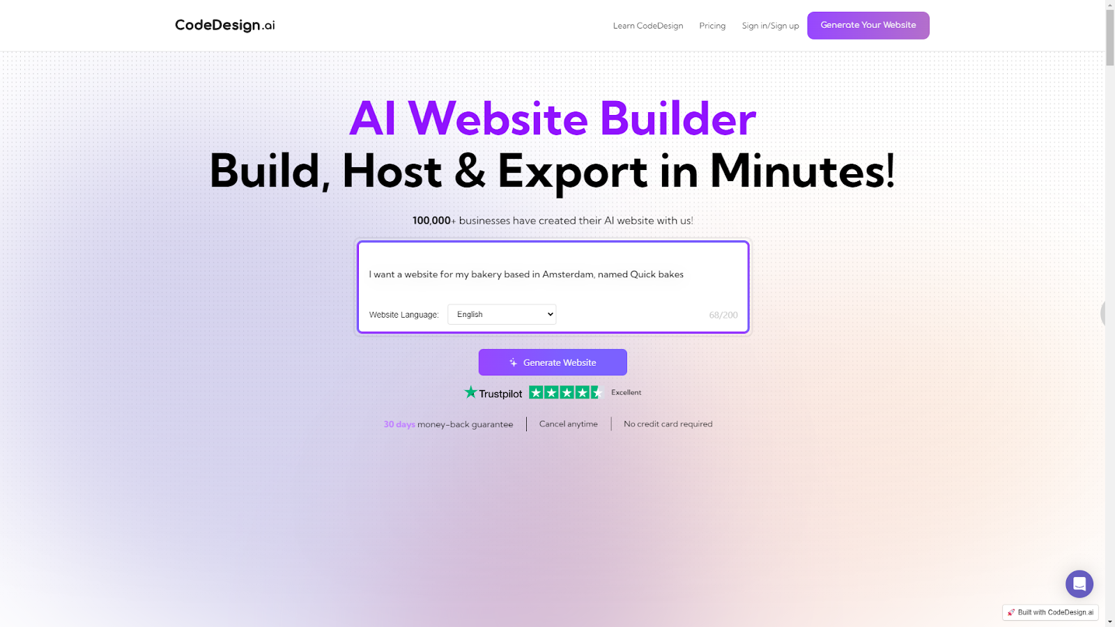 CodeDesign.ai: A Weebly Alternative for Creative Web Builders