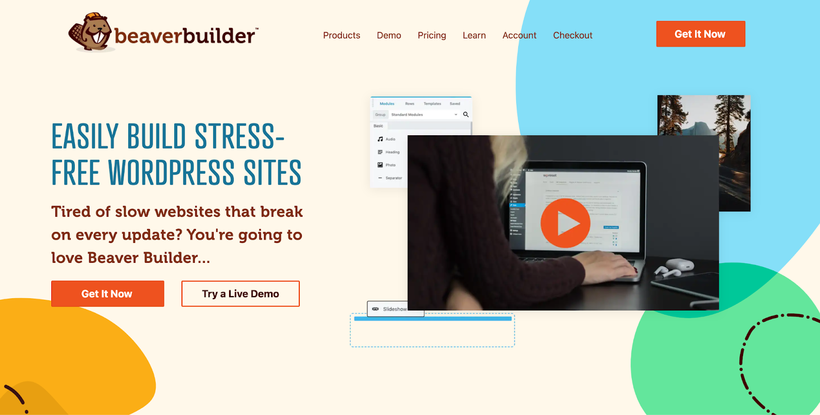 Beaver builder wordpress landing page plugin