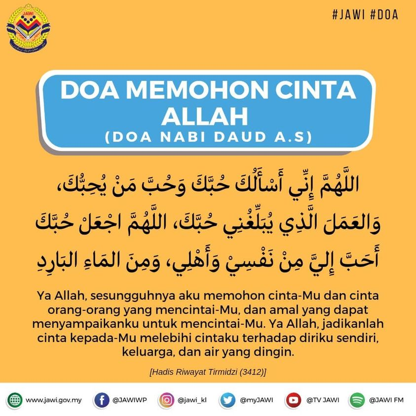 Doa Nabi Daud - Agar Dicintai Allah