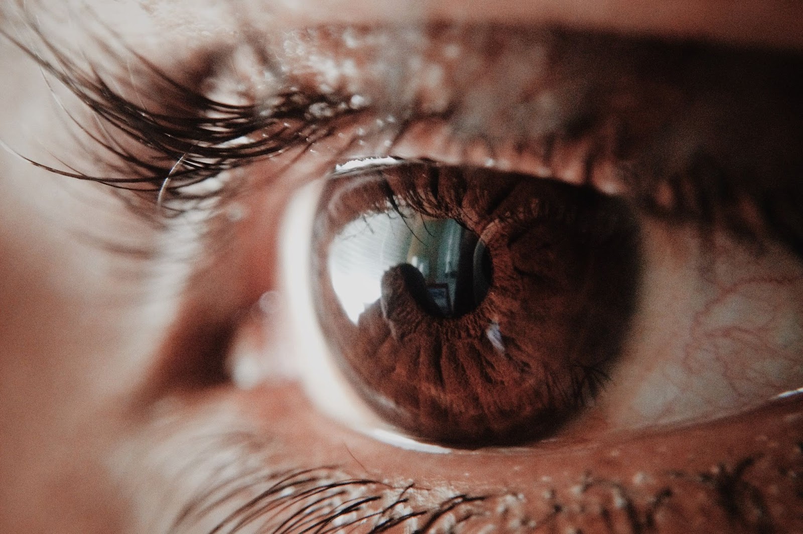 Close-up of an eye, illustrating a focal point for discussing eye health strategies, including how I cured my ocular rosacea naturally, emphasizing the importance of targeted care for clear, healthy eyes.