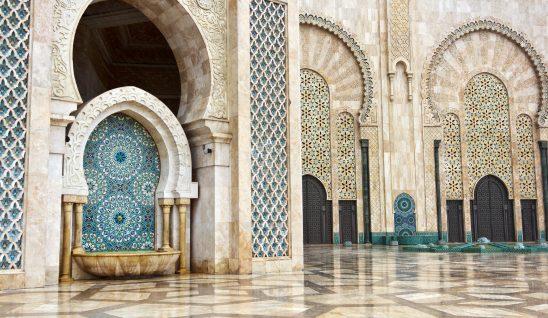 Inside Hassan II Mosque Casablanca