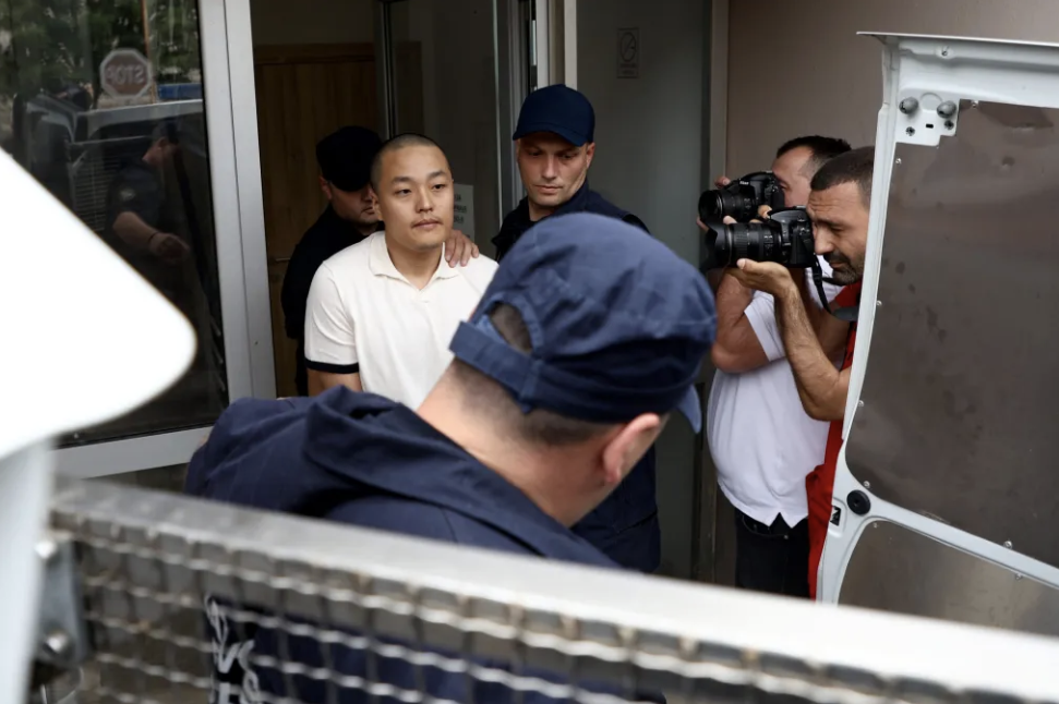 Do Kwon, in police custody in Montenegro