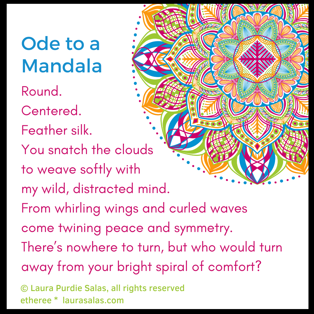 Ode to a Mandala--an Etheree • Laura Purdie Salas
