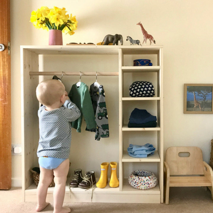 Montessori Wardrobe - Built for their independence and self-confidence - Loppoticha