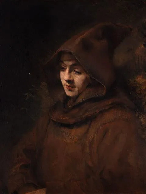 Рембрандт. Титус в образе монаха. 1660 г