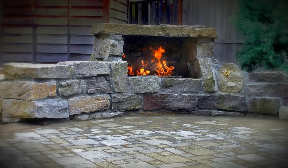 Fire Features- A fire feature can be anything from a simple fire pit made of indigenous stone