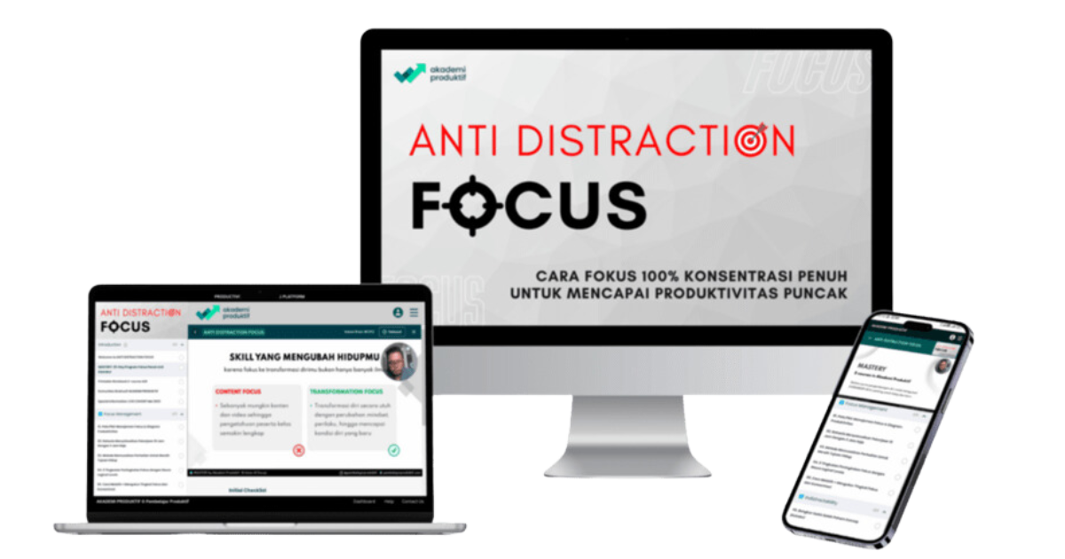 Mastery 30-Day Program “Anti Distraction Focus”