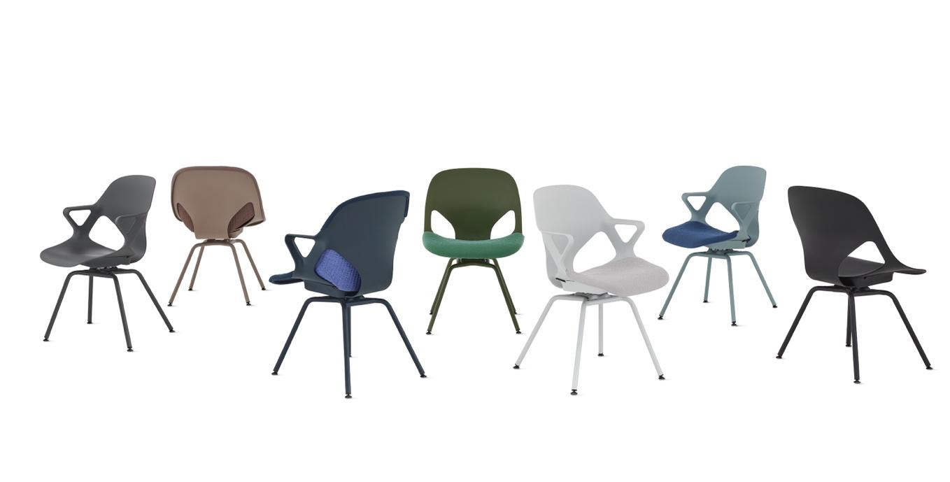 Several different colored chairs

Description automatically generated