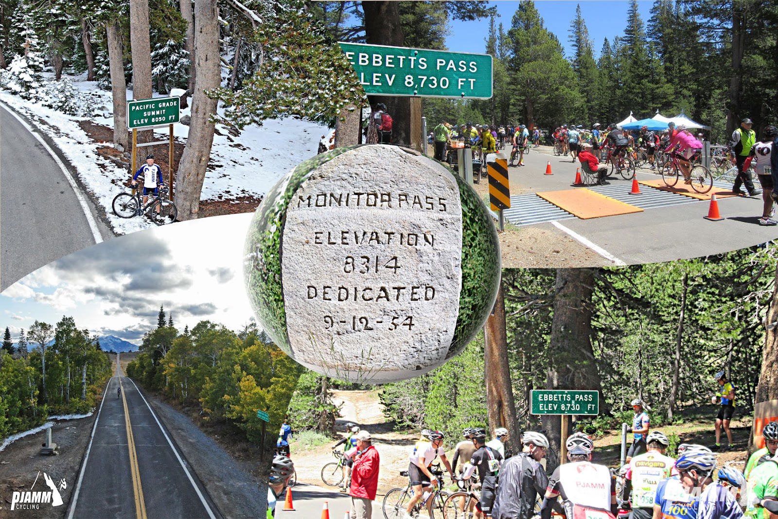 Five passes of the Death Ride - Monitor East, Ebbetts, East, Monitor West, Ebbetts West, Pacific Grade