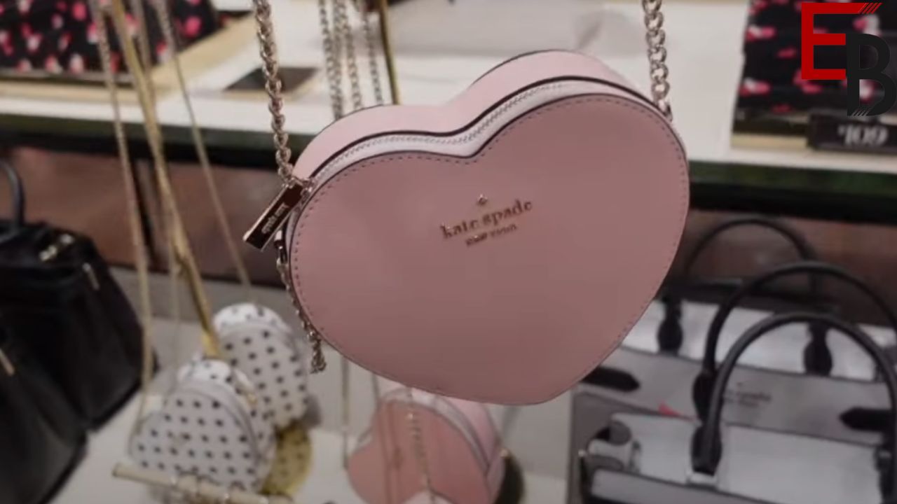 kate spade heart purse pink