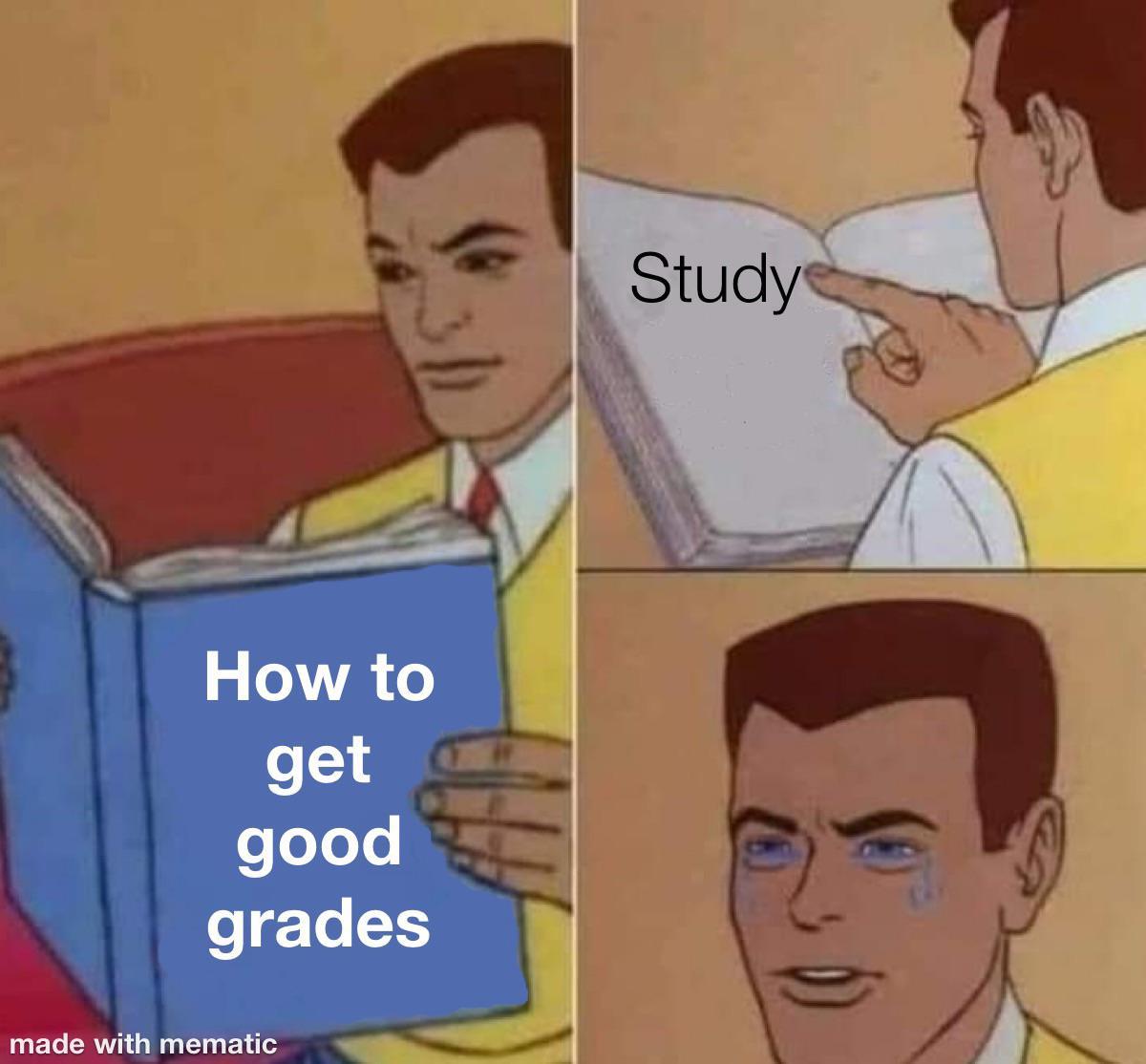 I don't wanna study : r/memes