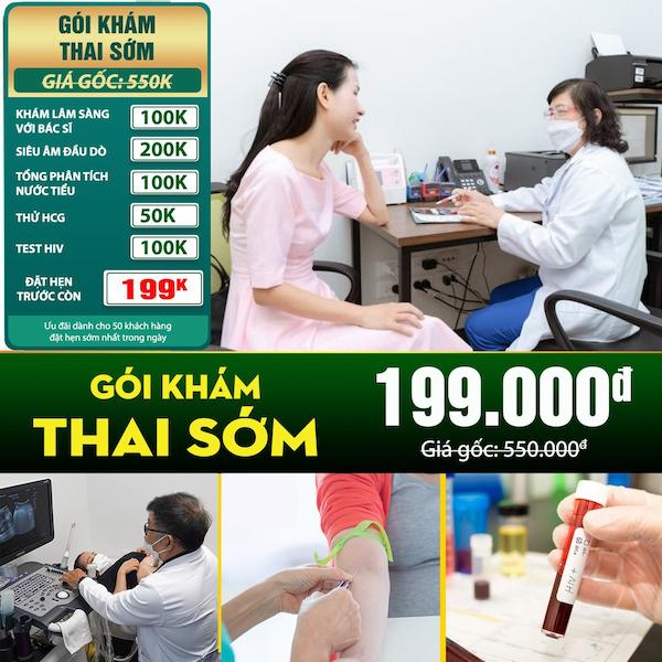 gói khám thai sớm 199k