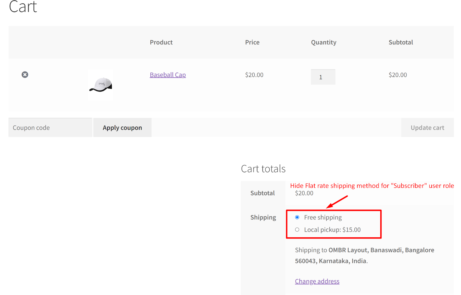 How to Hide Shipping Methods Based on User Roles in WooCommerce? - Tyche Softwares