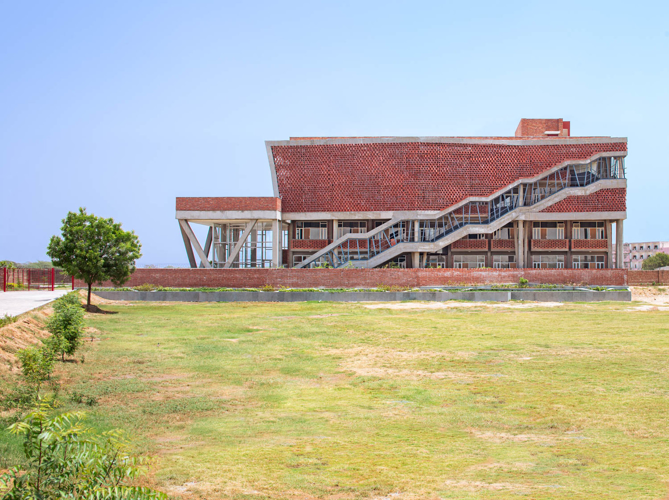 View of the St.Andrews Girls Hostel by Zero Energy Design Lab