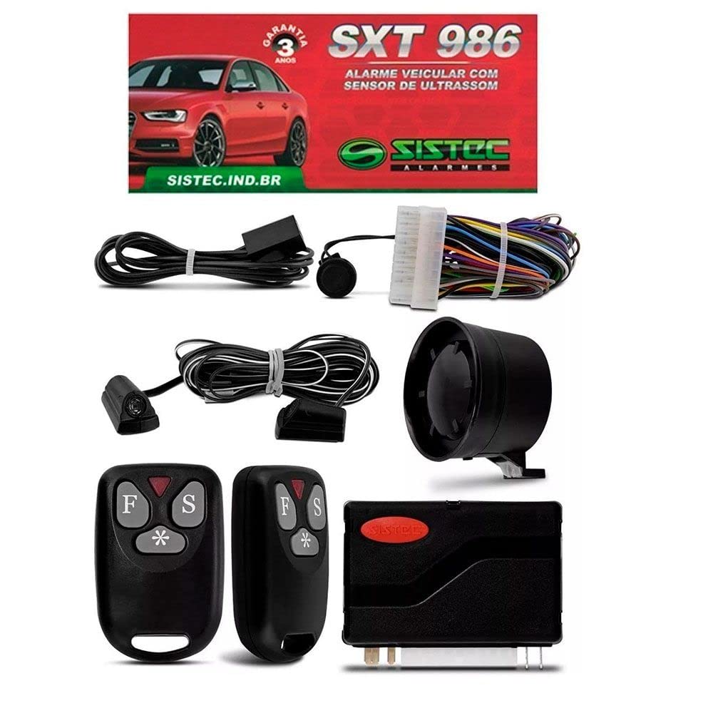 Alarme Automotivo Universal Sistec SXT 986