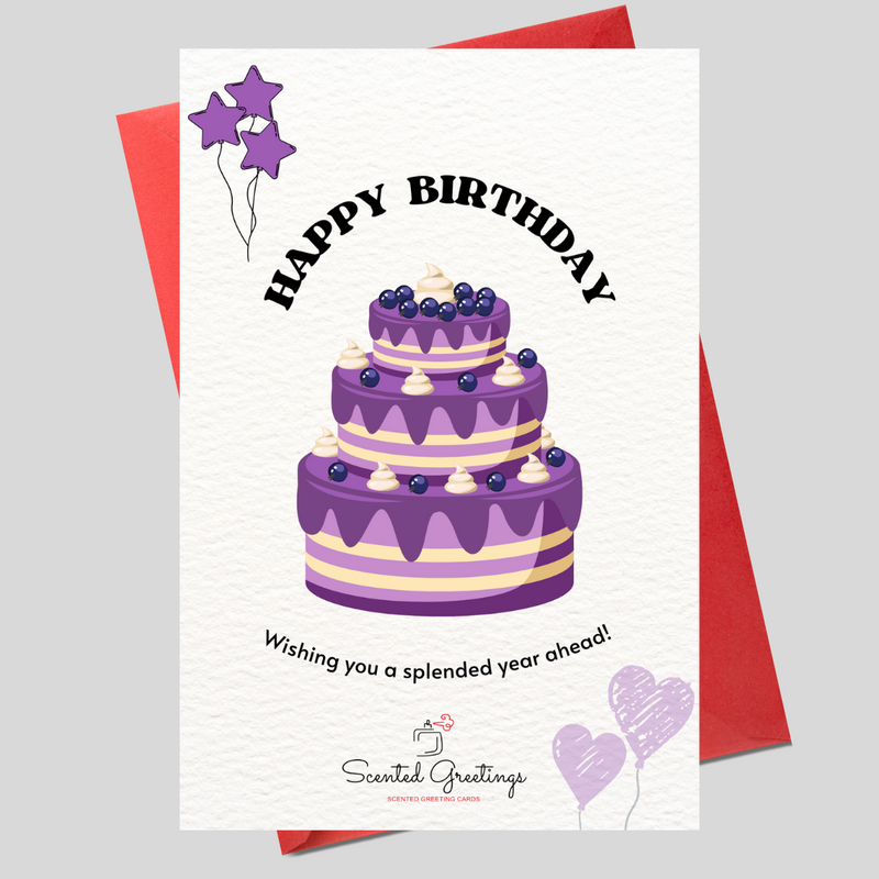 Happy Birthday Wishing You a Splendid Year ahead! | Scented Greetings