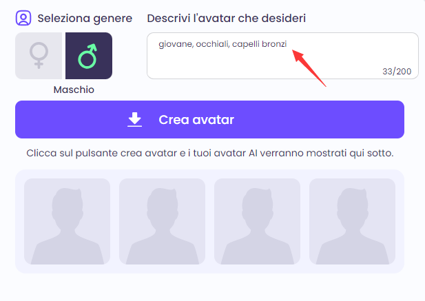 Creare AI Avatar