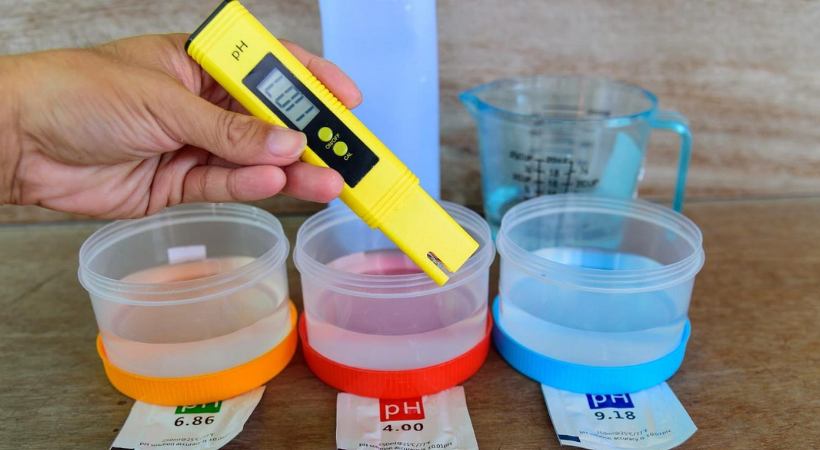 Improper calibration of a pH meter
