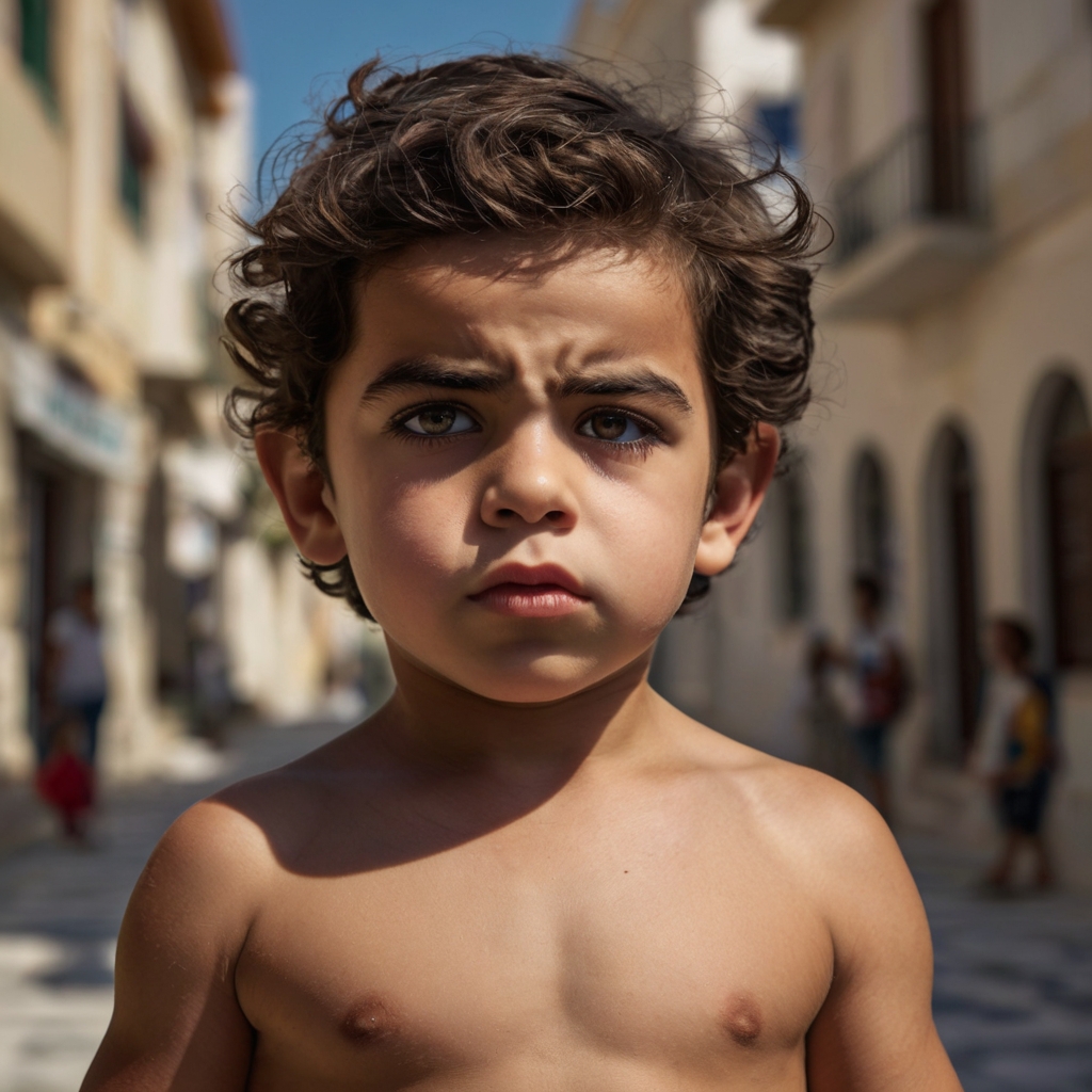 Muscular Greek little Kid - Greek Mythology Boy Names - Baby Journey