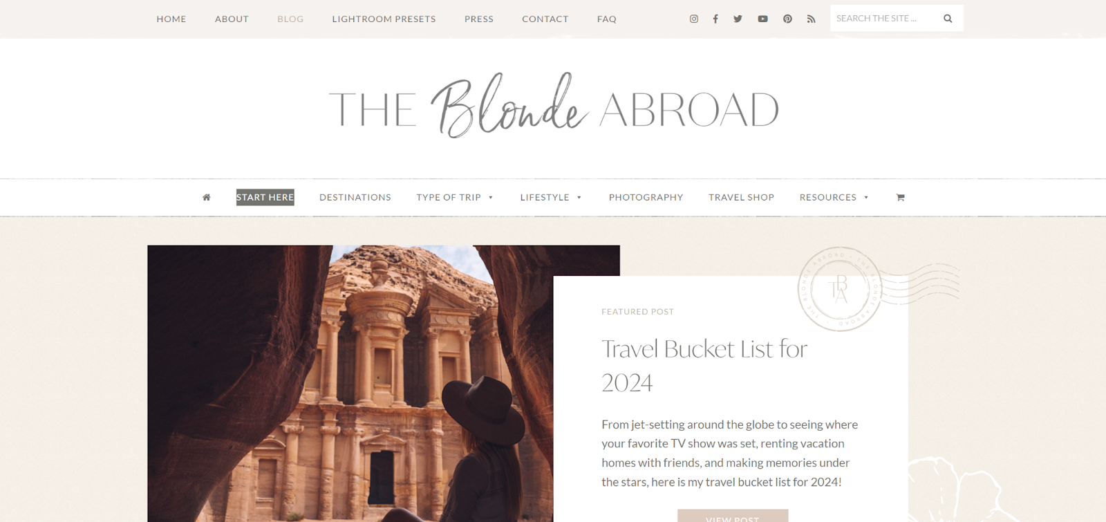 The Blonde Abroad - Blog Homepage