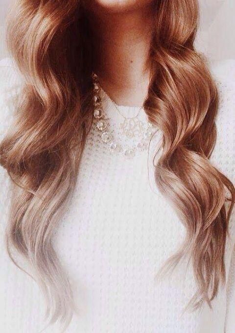 Pearly Red Blonde Hair Color